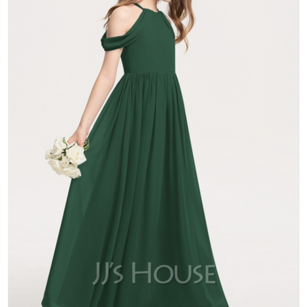 Dark Hunter Green Dress Size 7
